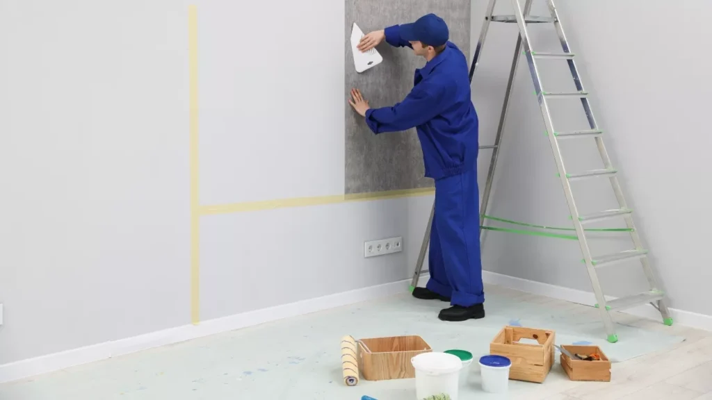 interior room makeover using professional painting service